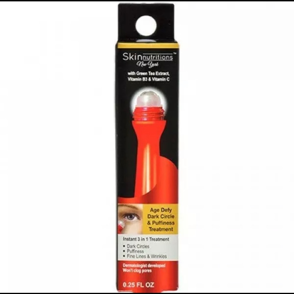 Skin Nutritions Eye Roller Age Defy Dark Circle & Puffiness Serum .25 Oz *NEW*